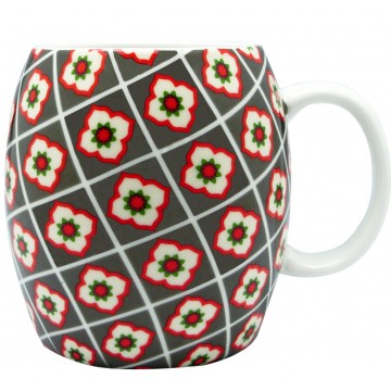 MUG PERANAKAN GREY (D)