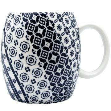 MUG PERANAKAN NAVY BLUE