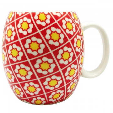 MUG PERANAKAN RED (D)