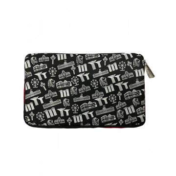 POUCH MOTIF BLACK